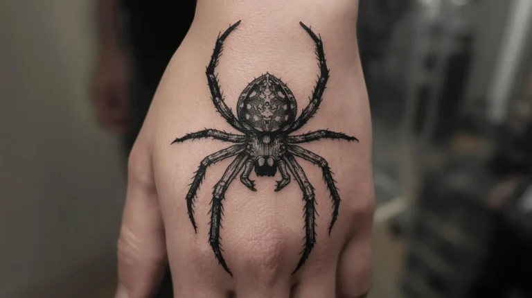 Signification et origine du tatouage araignée, idées et motifs