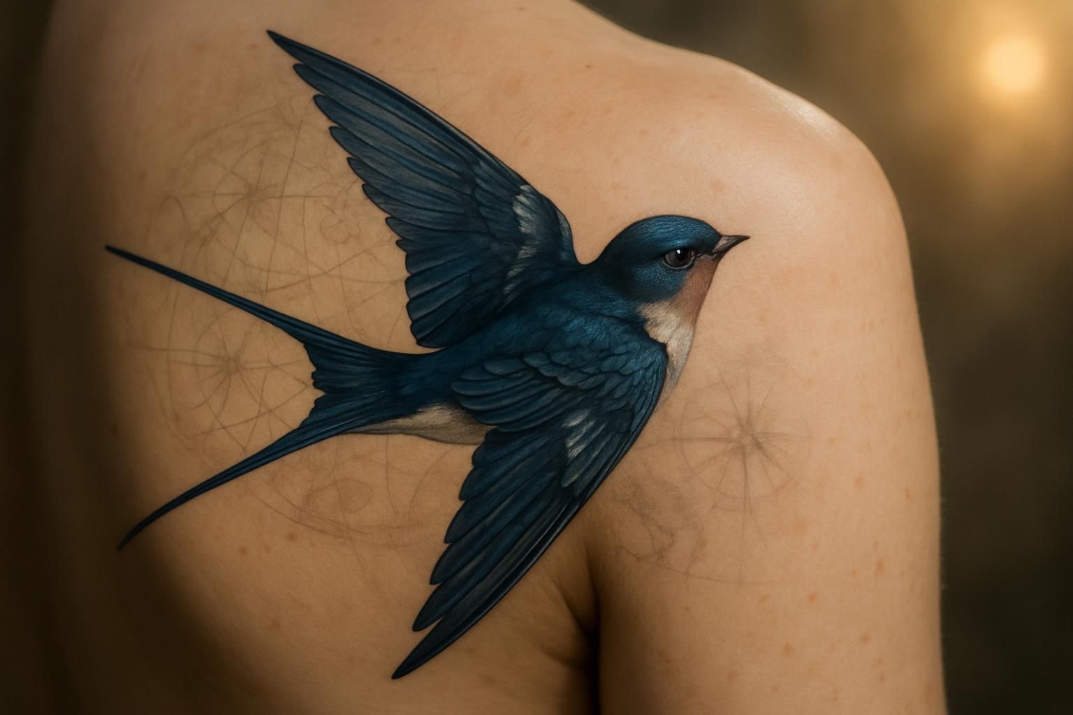 Découvrez l'histoire riche, le symbolisme et la signification profonde du tatouage d'hirondelle, un motif intemporel empreint de liberté, de chance et de protection.
