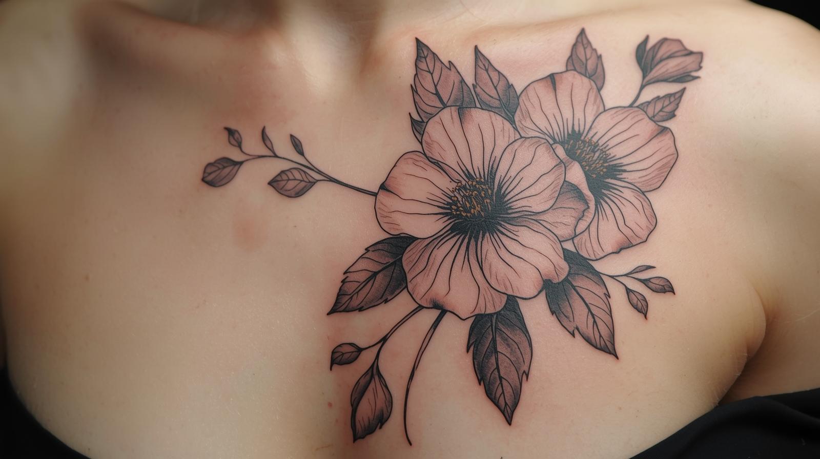 Tatouage floral