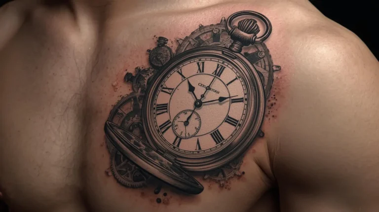Signification et symbolique du tatouage montre a gousset