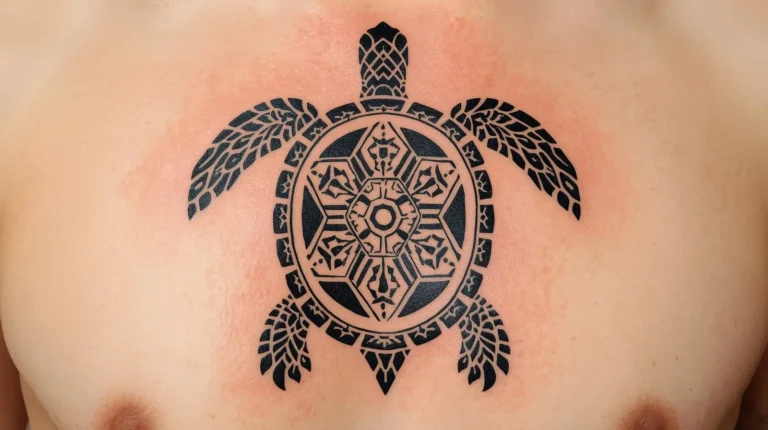 Tatouage tortue signification et symbolique de cet animal marin