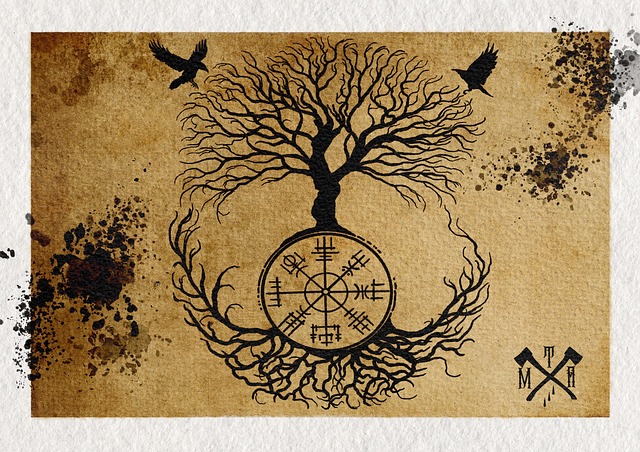 Tatouage viking flash