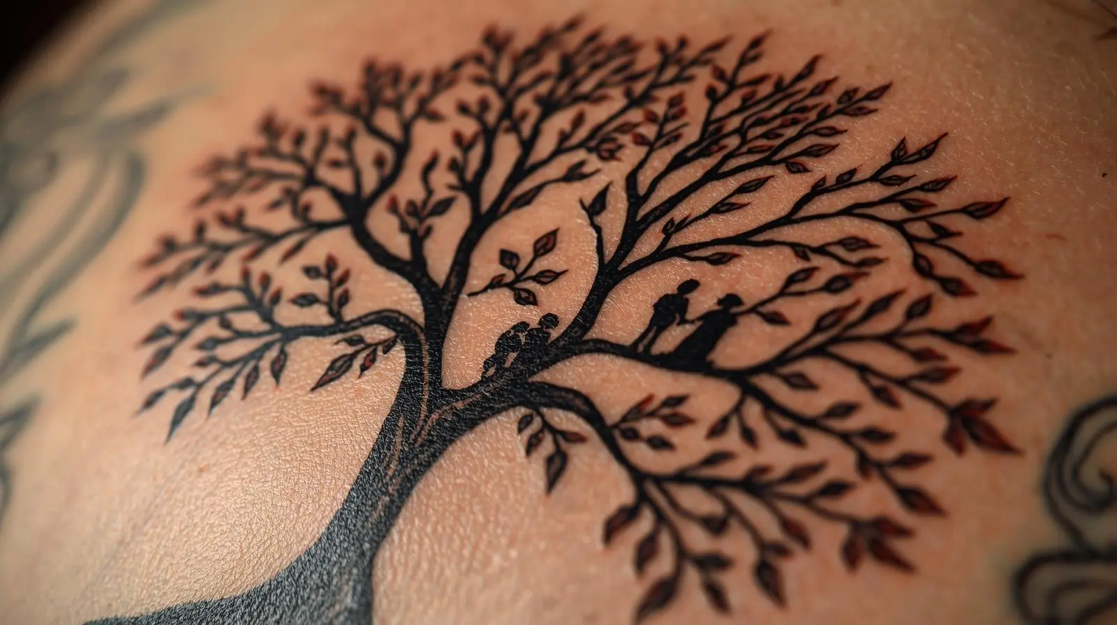 Tatouage famille représenté par un arbre, signification et symbolique