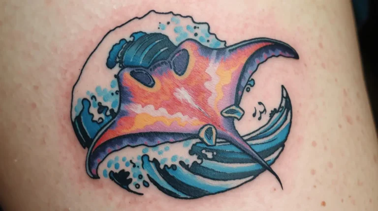 Signification du tatouage raie manta, inspirations et symbolique de ce tatouage marin