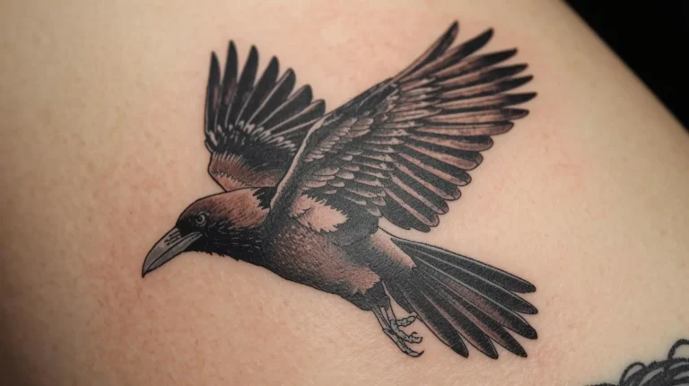 Tatouage corbeau