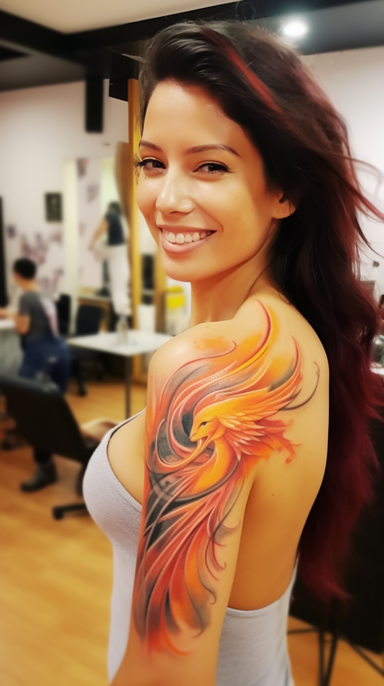 Lire la suite à propos de l’article Tatouage Phoenix – Significations & Top55 Modèles